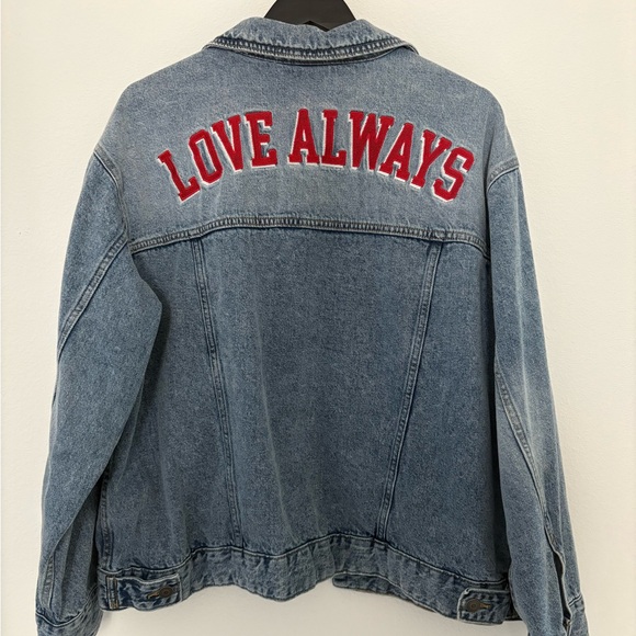 a new day Jackets & Blazers - Denim Jacket LOVE ALWAYS from Target